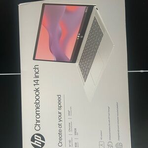 HP Chromebook 14 with Silver Finish